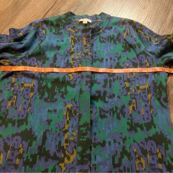 Isaac Mizrahi Live! Full Zip Sweater Cardigan Long Sleeve Multicolor Size XL EUC - Picture 5 of 7